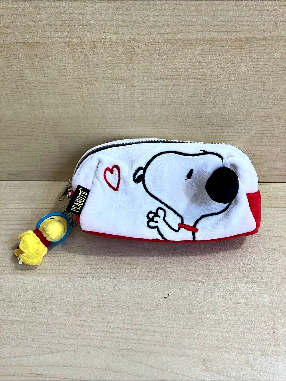 Peanuts Snoopy pouch White & Red Cosmetic Pouch